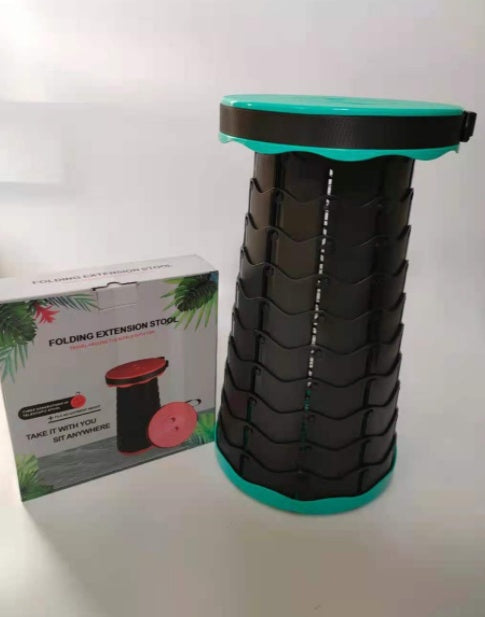 Outdoor Telescopic Plastic Folding Stool